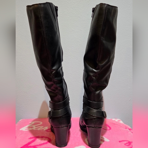 American Rag Women's Kyle Black Round Toe Wedge Boot, Size 6.5M - Picture 8 of 10